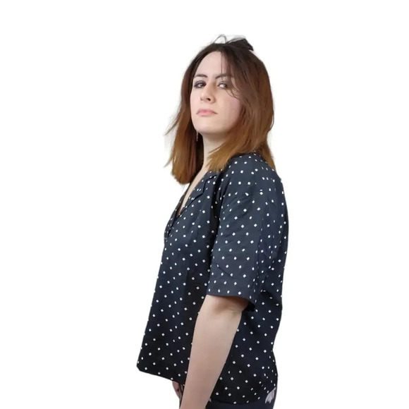 Madewell Resort Shirt in Textured Dot - Picture 11 of 16